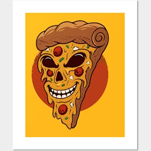 Cute Pizzamonster Posters and Art